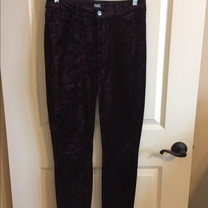Paige Hoxton Velvet Jeans - Size 28